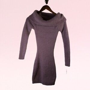 Wild Fable Long Sleeve Mini Sweater Dress Mauve Size XXS
